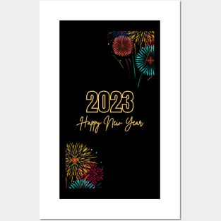 Happy New Year 2023 Posters and Art